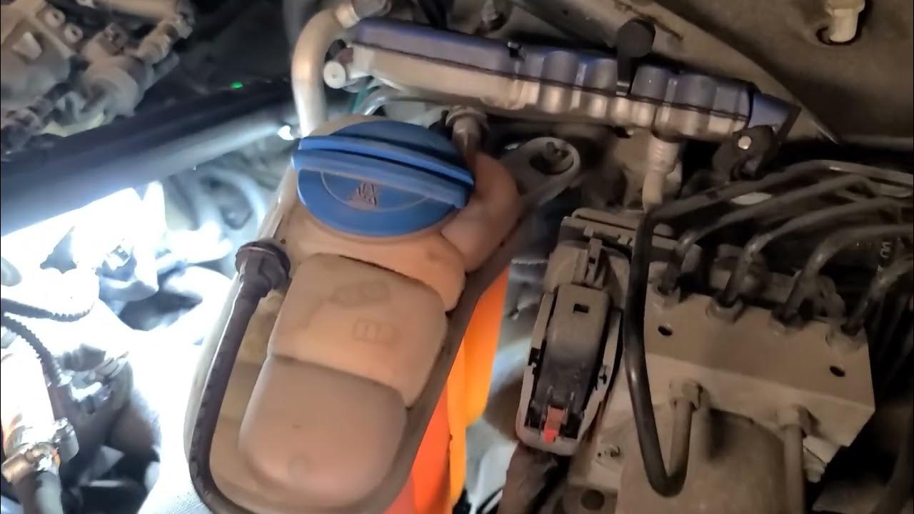 2016 Audi Q5 Coolant Leak From Water Pump Area - YouTube