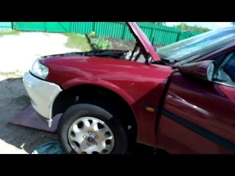 Снимаем стартер без ямы и подъемника, с домкрата Opel vektra b 1 6 100л с