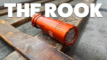This EDC flashlight can double as a chess piece! ReyLight x Vosteed Rook