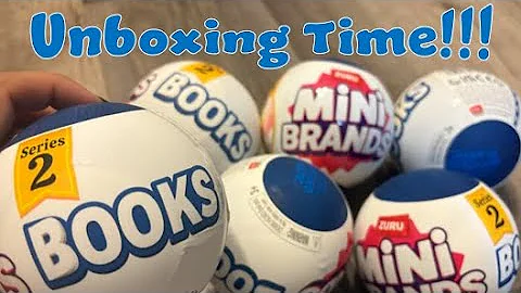 NEW! Unboxing Time!!! Mini Brands Books - Series 2!