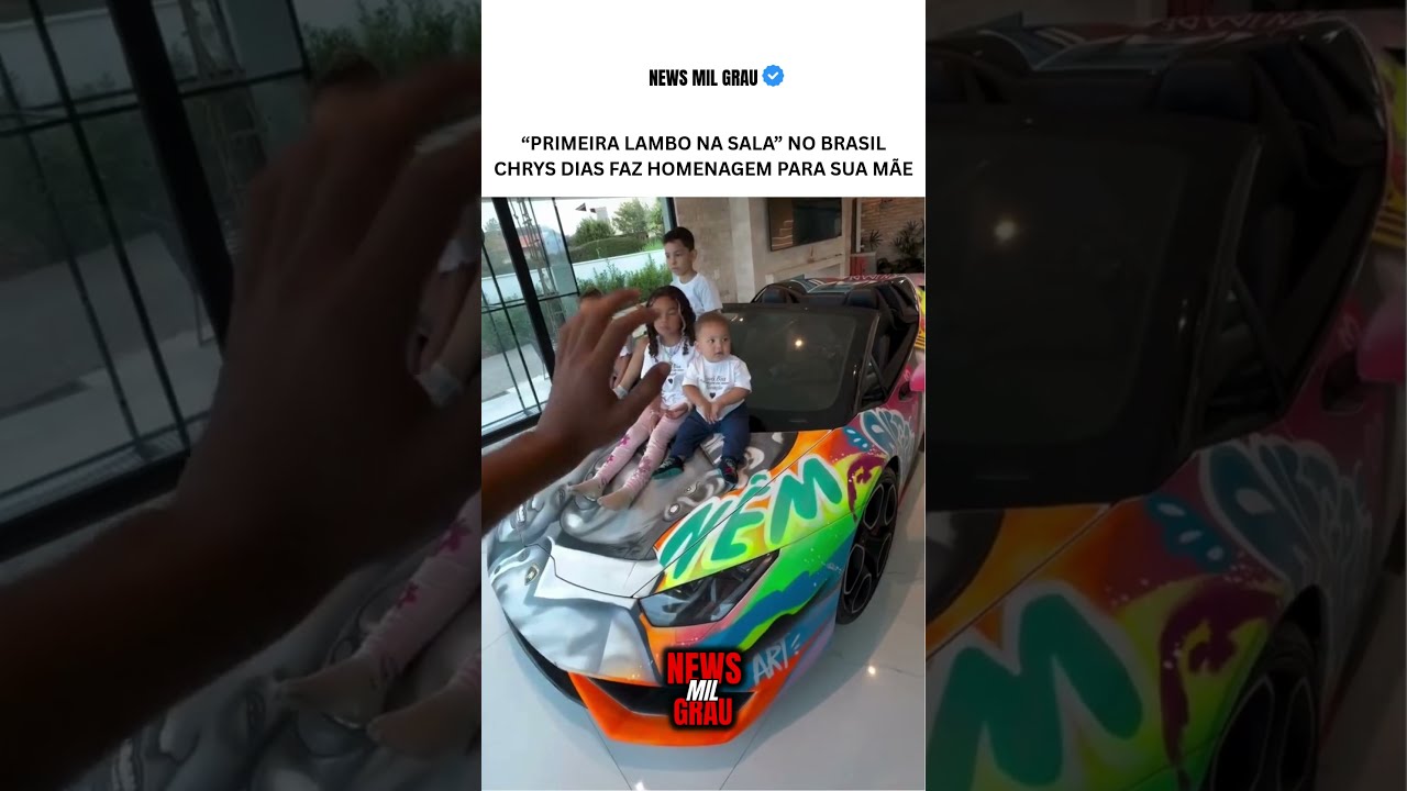 CHRYS DIAS PAYS TRIBUTE TO HER MOTHER FIRST LAMBO IN THE LIVING ROOM BRAZIL