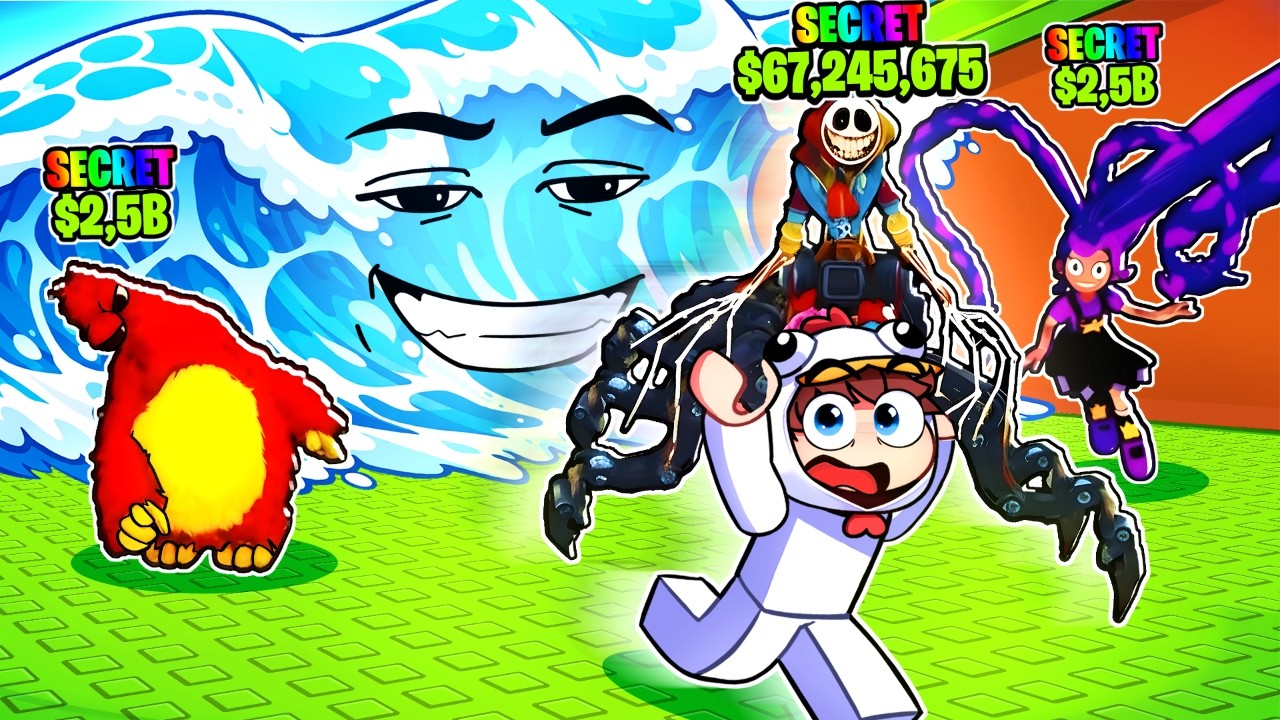 ECHAPPER au TSUNAMI pour des POPPY PLAYTIME Chapitre 5 sur Roblox !