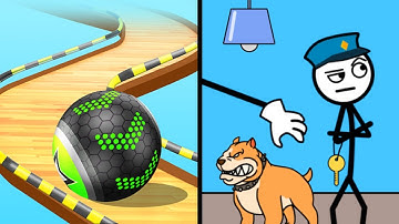 Going Balls Vs Thief Puzzle 🥷🧙‍♂️🥎🎱 Max All Levels Android iOS Gameplay Ep 226