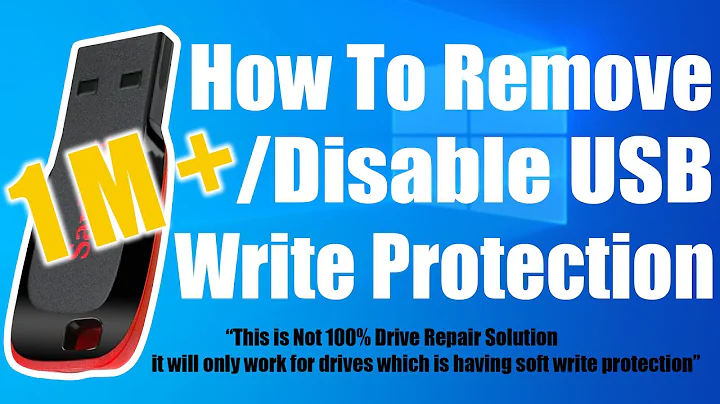 How To Remove / Disable USB Write Protection