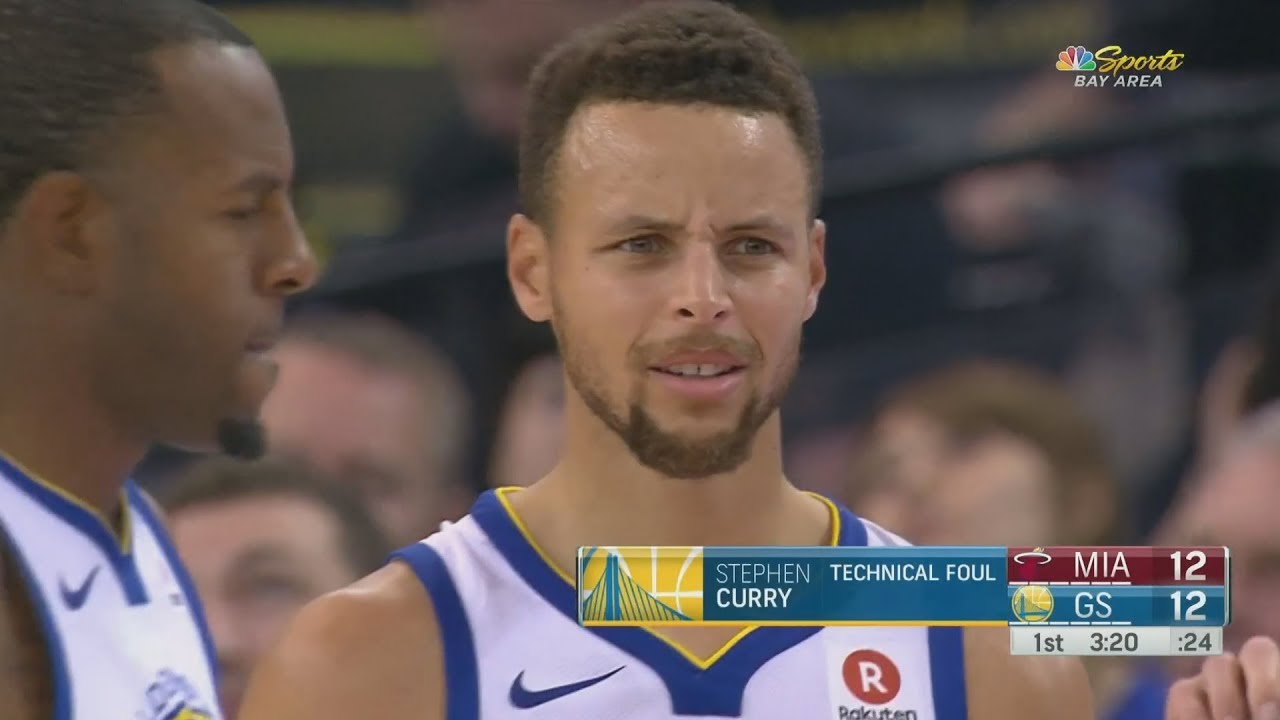 Stephen Curry Confusing Technical Foul! 