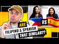 FILIPINO & SPANISH languages have SOOO MANY WORDS in COMMON!!! | HONEST REACTION