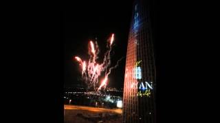 Openning of nearby Infinity tower Dubai