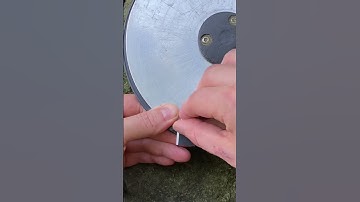 Changing the blades on my robot lawn mower.