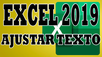 EXCEL 2019: Ajustar Texto al tamaño de la Celda.