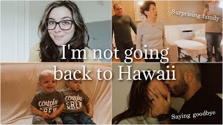 Not going back to Hawaii, surprising family in NYC, Collin meets some family for the first time!