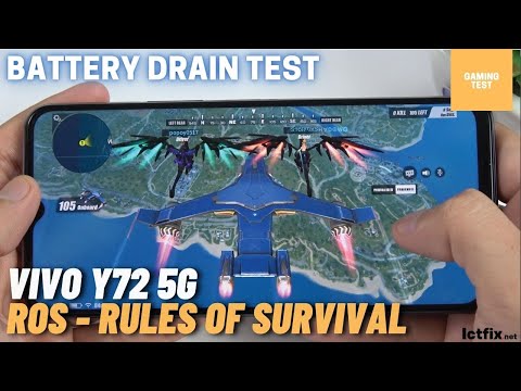 Vivo Y72 5G test game Rules Of Survival Ros | MediaTek Dimensity 700, 8GB RAM