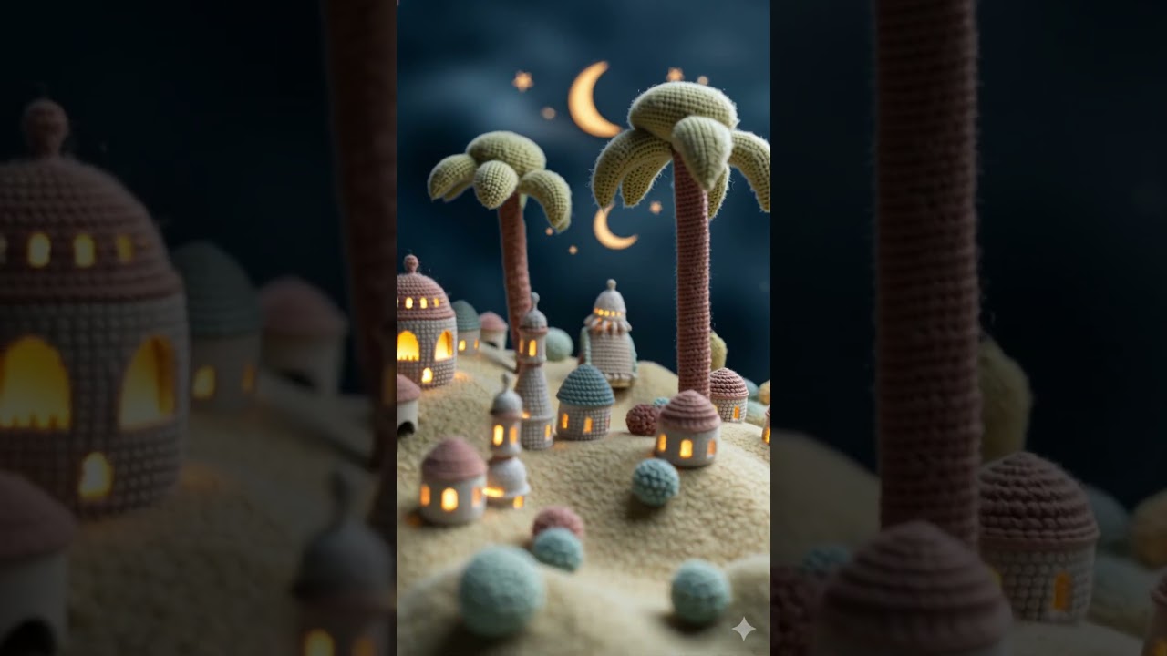 The beauty of handmade crafts Our Little Yarn World with animals #