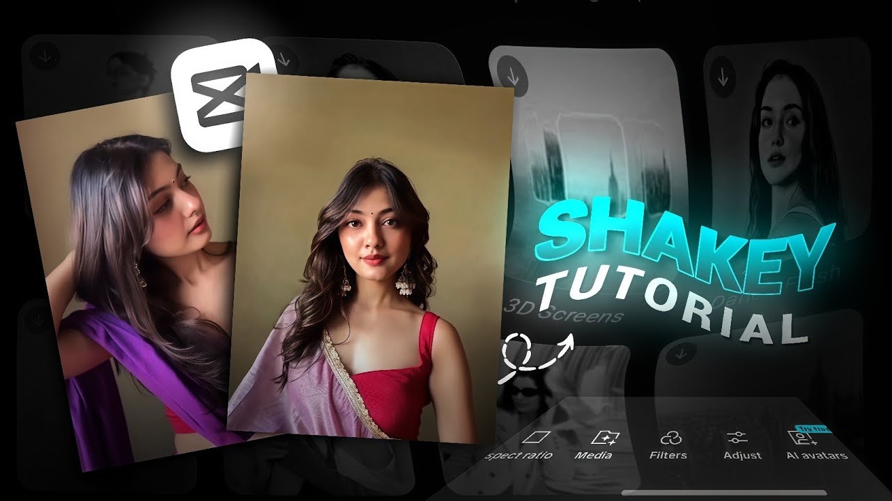 Instagram trending reel edit in capcut | Shakey tutorial in capcut ✨