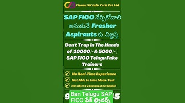 Telugu SAP FICO F*ake Trainers-No real time Exp-Basic Training -No Jobs -No Use-Fee-Time waste