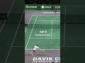 A SECOND serve ace to finish the perfect game ⚡️ #DavisCup #tennis #milosraonic