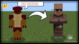 How to Morph Into ANY Mob in Minecraft...  (No Mods)