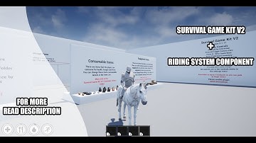Survival Game Kit V2 integrated with Riding System Component | UE4 (2022)