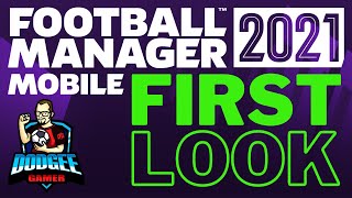 FM21 Mobile First Look & Review -  FMM21 - Football Manager Mobile 2021 screenshot 1