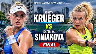 Katerina Siniakova vs Ashlyn Krueger | Osaka Final 2026 | Tennis Match Highlights