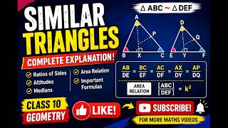 Similar Triangles Explained Easy to Learn