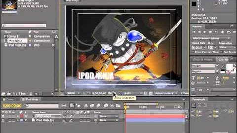 Adobe After Effects CS5 Tutorials - Edit Video, Safe Zones Part No.1