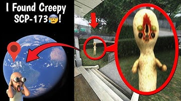 😰 I Found Creepy SCP-173 in Real Life On Google Earth and Google Maps! #googleearth