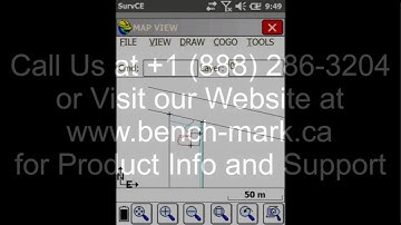 Carlson SurvCE Tutorial: Getting to Map View