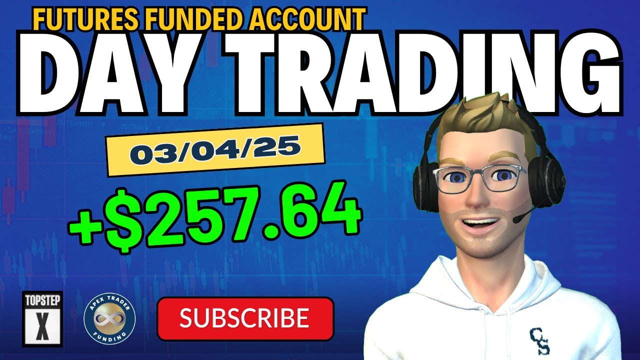 Simultaneous Break and Retest Winners | FUTURES DAY TRADING RECAP | +$257.64 (03/04/25)