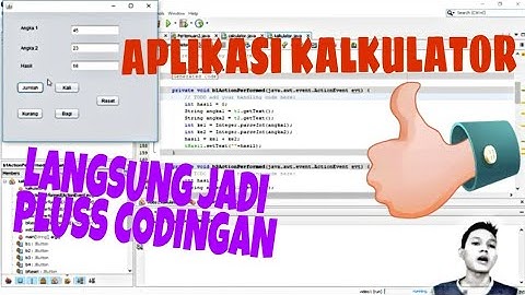 Tutorial Java GUI Netbeans  Membuat Kalkulator