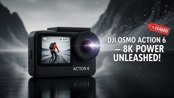 DJI Osmo Action 6 – 1-Inch Sensor & 8K Video LEAKED! Release Date CONFIRMED!