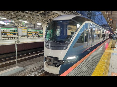 E261系サフィール踊り子「ミュージックホーン有り」　東京駅回送発車シーン