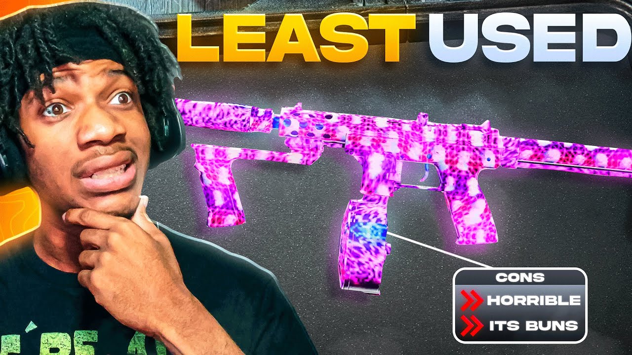 I TRIED the LEAST used guns in warzone and it nearly broke me...