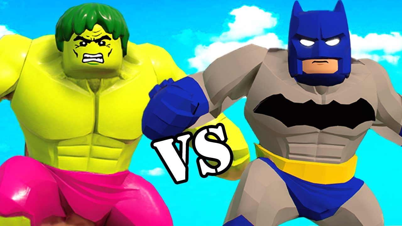 HULK VS BATMAN - EPIC BATTLE (LEGO Marvel vs DC Comics) - YouTube