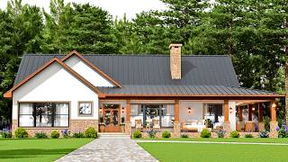 This 2207 Sq Ft Farmhouse Has Everything Dream Home Tour ID