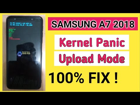 Cara Mudah mengatasi Samsung A7 2018 | Kernel Panic Upload Mode