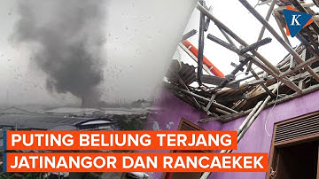 Detik-detik Puting Beliung Terjang Perbatasan Bandung-Sumedang