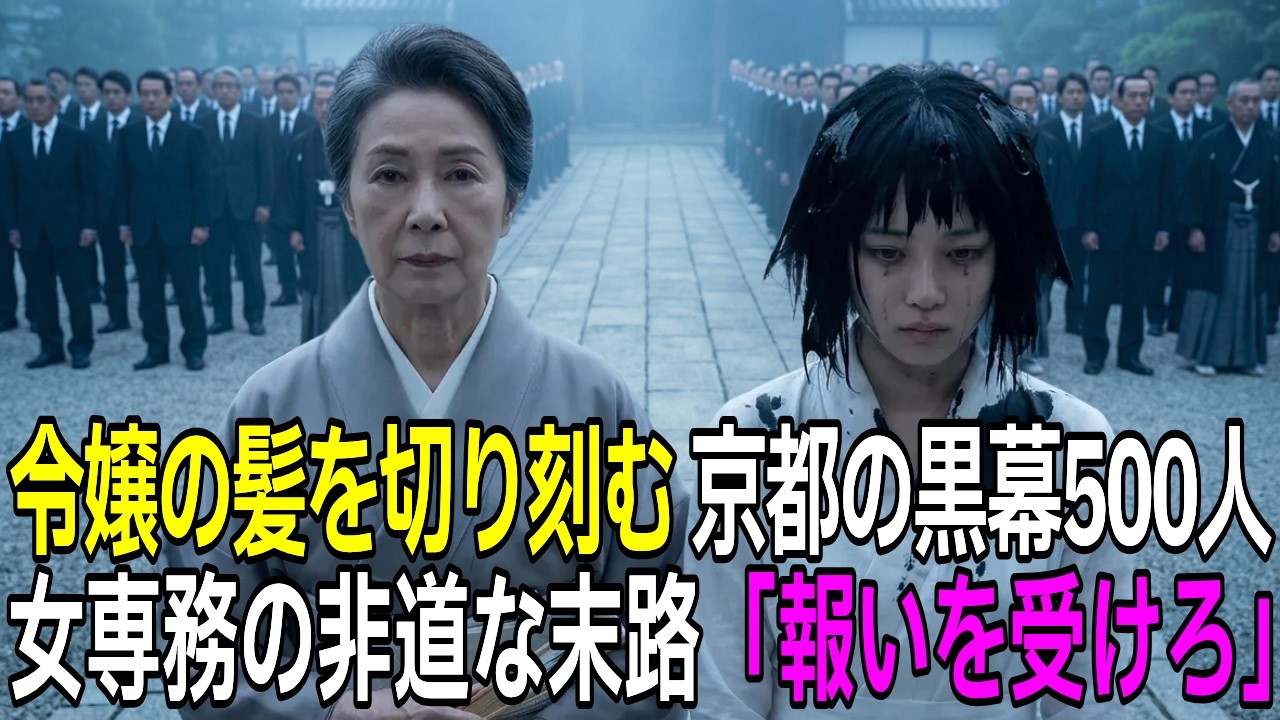 伝統刺繍の令嬢をハサ미で切り刻んだ女専務、京都の黒幕500人が一斉に動き出し破滅へ！【感動する話】【朗読】