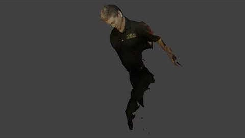Weird dance... first test using photogrammetry mesh with a CMU .bvh motion capture file