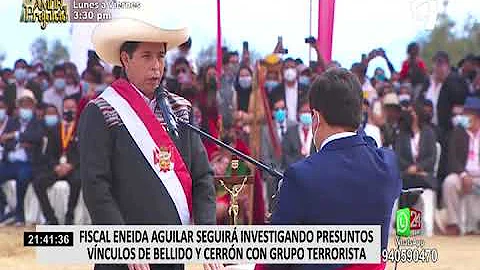 Fiscal  Aguilar seguir investigando presuntos vncu...