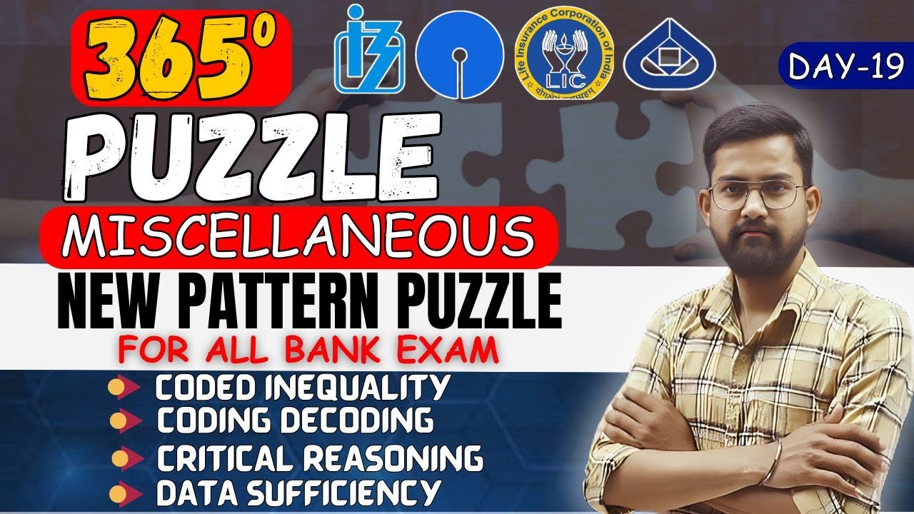 Mains Level Puzzle Miscellaneous 365 Puzzles Reasoning For Bank Mains level puzzle miscellaneous 365 puzzles reasoning for bank