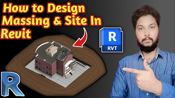 How to Design massing and Site in Revit | Revit 2023 | Tutorial urdu hindi