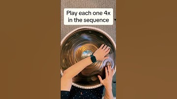 LEARN HOW TO PLAY A SIMPLE SONG ON YOUR HANDPAN USING ARPEGGIOS #handpanmusic