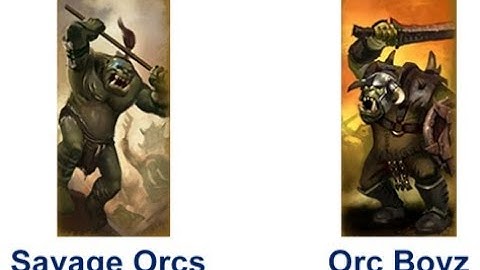 Total War: WARHAMMER 1vs1: Savage Orcs vs Orc Boyz