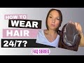 HOW TO WEAR HAIR 24/7 HAVING ALOPECIA? | HAIR BONDING FAQ | ESCAPE HAIR REPLACEMENT SALONS