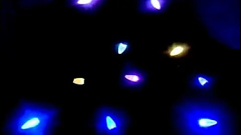 Color changing C9 LED replacement christmas lights