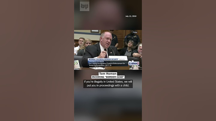 What Trump's ‘border czar’ Tom Homan has said, in 1 minute