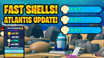 How To Get Shells Fast in Mining Simulator 2 - Atlantis Update!