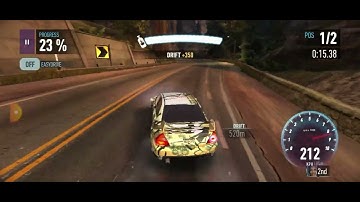 Nfs No Limits | MITSUBISHI LANCER EVOLUTION VI | drunken lancer mountain drift