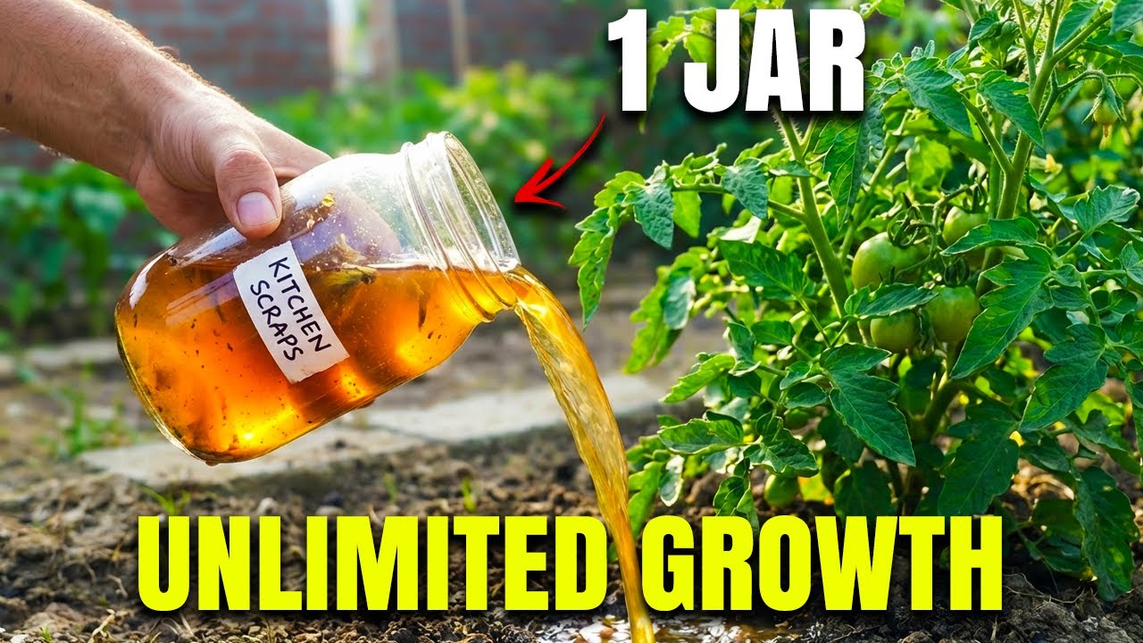 One Jar of Kitchen Scraps Will SUPERCHARGE Your Garden Overnight