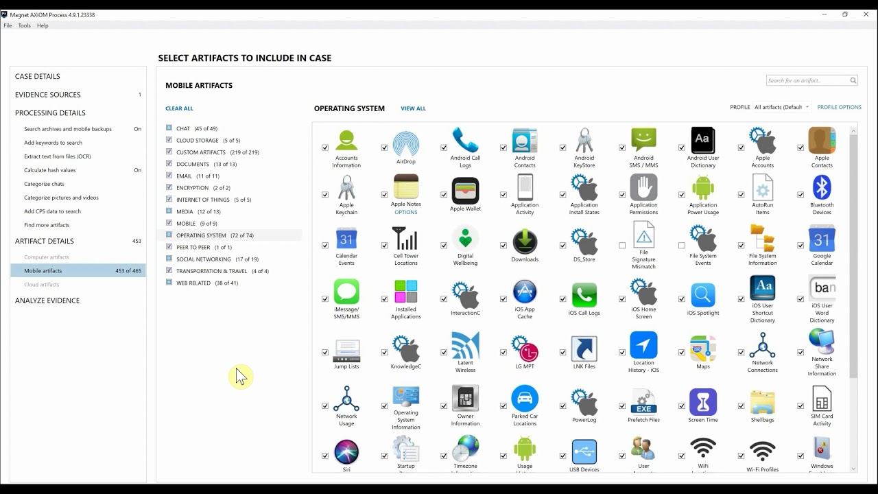 Magnet Axiom Support Of Android Images Acquired By Graykey Youtube